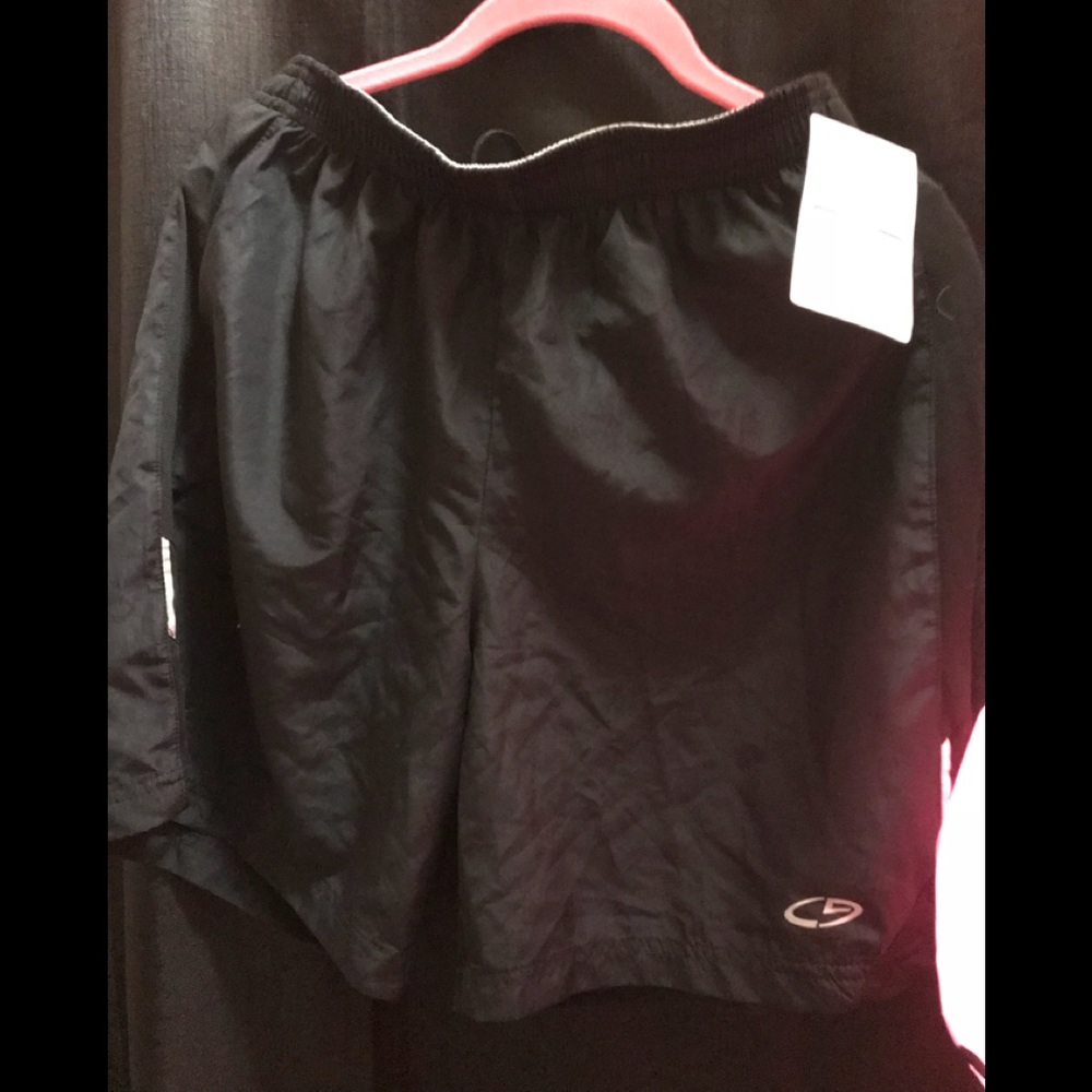 Reflective nylon shorts!